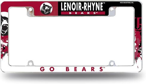 Rico Industries NCAA Marquette Golden Eagles Primary 12" x 6" Chrome All Over Automotive License Plate Frame for Car/Truck/SUV in Kuwait