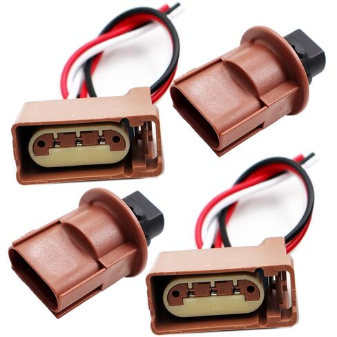 2PCS Turn Signal Socket Connector Kit Compatible with Jeep Grand Cherokee 2011-2021 68236108AE (Headlights. Front) in Saudi Arabia