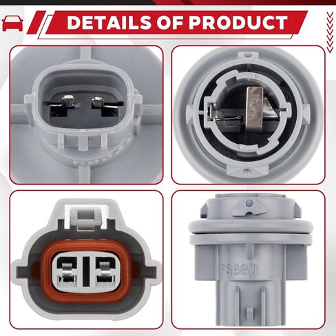 Turn Signal Park Light Socket Holder with Wiring Harness for 2004-2009 Mazda3, Pigtail Connector Harness Replace OE S09A51064 2PCS in Saudi Arabia