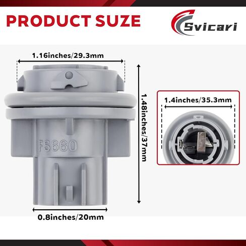 Turn Signal Park Light Socket Holder with Wiring Harness for 2004-2009 Mazda3, Pigtail Connector Harness Replace OE S09A51064 2PCS in Saudi Arabia