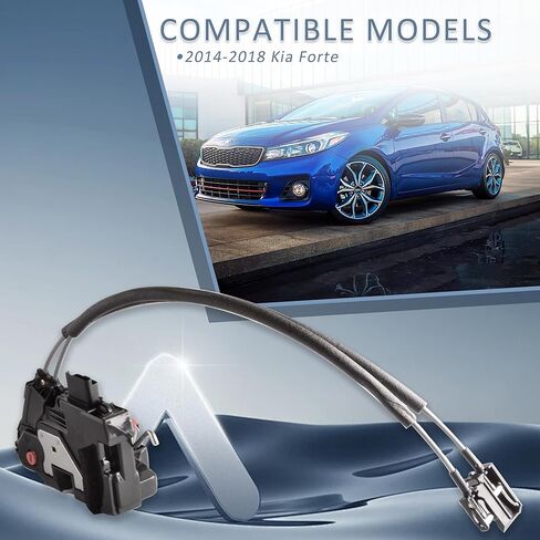 Rear Left Door Lock Actuator Assembly Compatible for 2014-2018 Kia Forte Door Latch Actuator, Replace# 81410-A7010 81410A7010 in Saudi Arabia
