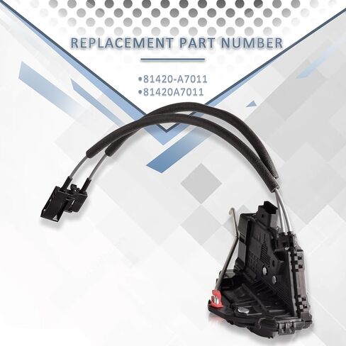 Rear Left Door Lock Actuator Assembly Compatible for 2014-2018 Kia Forte Door Latch Actuator, Replace# 81410-A7010 81410A7010 in Saudi Arabia