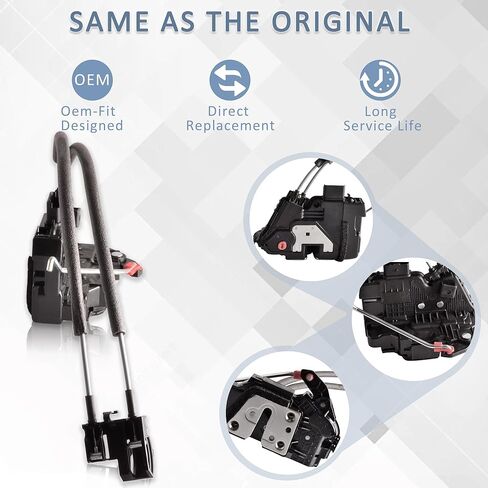 Rear Left Door Lock Actuator Assembly Compatible for 2014-2018 Kia Forte Door Latch Actuator, Replace# 81410-A7010 81410A7010 in Saudi Arabia