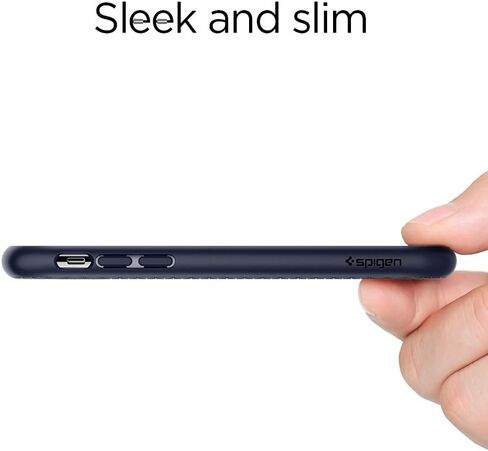 Spigen for iPhone 17 Case, Liquid Air [TPU Covered Camera Control] [No Magnet Ring] [Military-Grade Protection] - Navy Blue in Saudi Arabia