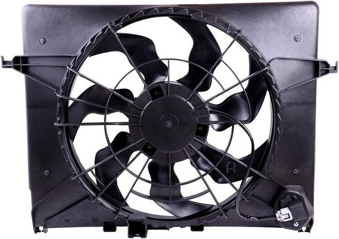cciyu 621-477 Cooling Fan and 13191 Radiator Replacement for 2011-2012 for Hyundai for Sonata 2.4L 2011-2014 for Kia for Optima 2.4L in Saudi Arabia