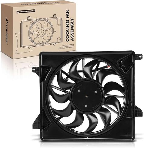 A-Premium Engine Radiator Cooling Fan Assembly with Brushless Motor Compatible with Select Kia Models - Sportage 2017-2022 2.0L, AWD - Replace# 25380D9800 in Saudi Arabia