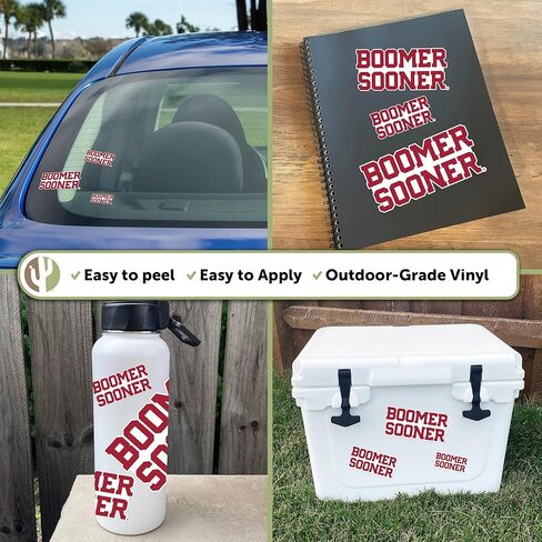 Desert Cactus University of Oklahoma Sticker Sooners Stickers Vinyl Decals Laptop Water Bottle Car Scrapbook T3 (Type 3-1) in Kuwait