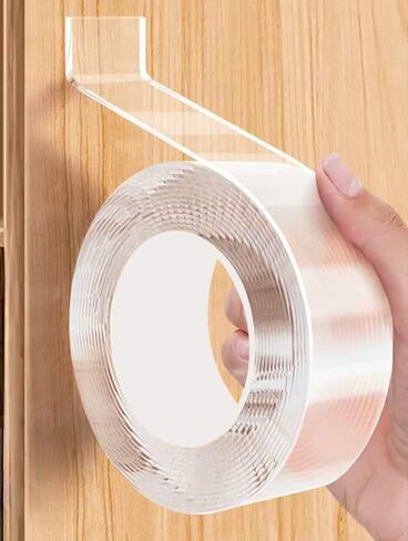 Double Sided Tape Heavy Duty, Nano Double Sided Adhesive Tape, Clear Mounting Tape Picture Hanging Adhesive Strips in Saudi Arabia