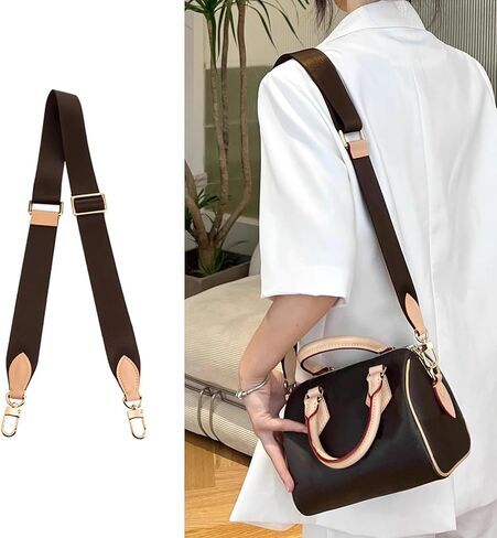 Doxo Multi Pochette Accessoires Purse Straps Replacement Crossbody Compatible with Lv Speedy20/25/30 Diane Boulogne Bags, Wide Canvas Shoulder Straps for Women Luxury Handbag,W/1.5'',L/37.4-49.2'' in Saudi Arabia