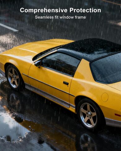 Front Rear Window Molding Trim Weatherstrip Seal Felts Kit Fit for Chevrolet Camaro Pontiac Firebird 1982-1992 Replace 1AWSK00155 AM-33092521, 2 Pcs in Saudi Arabia