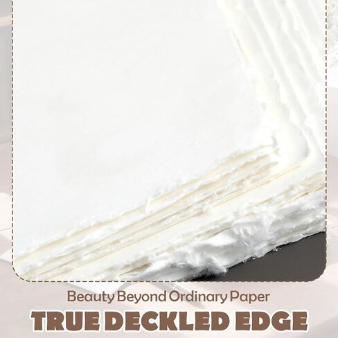 30 Pcs White Deckle Edge All in One Card Envelopes 4 x 6 Handmade White Deckle Edge Envelope for Announcements Wedding Invitations Save the Dates Engagement Announcement Greeting Card in Saudi Arabia
