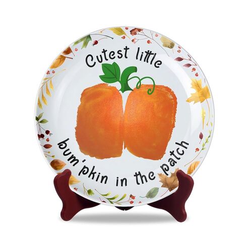 Cute Bat Trick or Treat, Smell My Feet Baby's First Halloween Footprint Sign, Gifts, Fall Halloween Decor, Wooden Toddler Kids, DIY Craft Preschool Class Project Memory Keepsake 8x10'' in Kuwait
