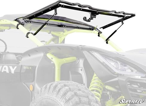 SuperATV Segway Villain Scratch-Resistant Flip Windshield in Saudi Arabia