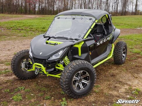 SuperATV Segway Villain Scratch-Resistant Flip Windshield in Saudi Arabia