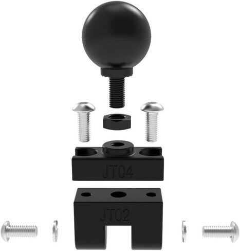 Ball Head Adapter With 1 Inch Ball And AMPS Holes 22mm Bar Mount Compatible With Compatible with Action Cam Beeline(Type 6) in Saudi Arabia