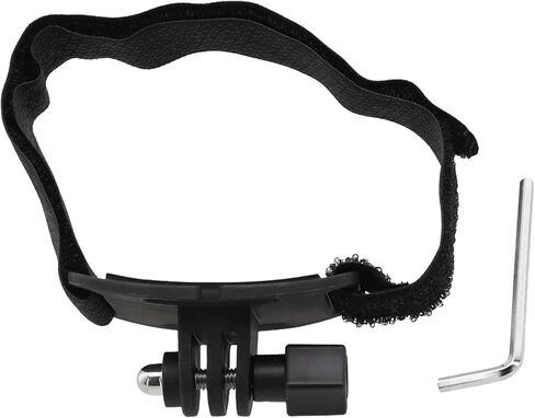 Bicycle Helmet Mount for GoPro, Adjustable Headlight Bracket with Nylon and Aluminum Clamp for Cycling in Saudi Arabia