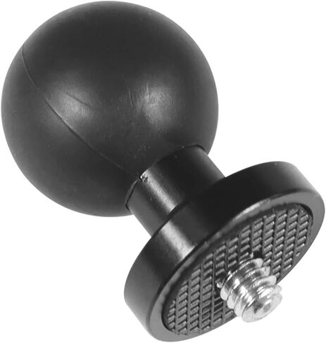 Compatible for Cameras - 25mm Rubber Ball Head Adapter, 1/4" Screw for Bike Riding Extension Arm Bracket in Saudi Arabia