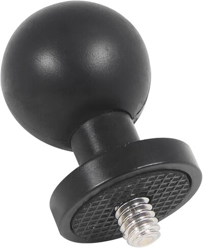 Compatible for Cameras - 25mm Rubber Ball Head Adapter, 1/4" Screw for Bike Riding Extension Arm Bracket in Saudi Arabia