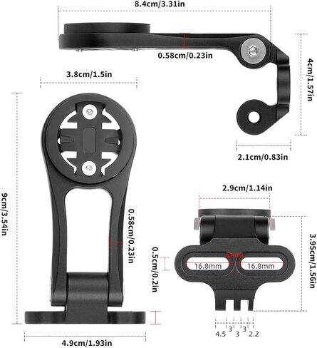 Bicycles Headsets Top Extension Holder Action Camera Stem Caps Stand for Secure Device Positioning Adjustable Angles in Saudi Arabia