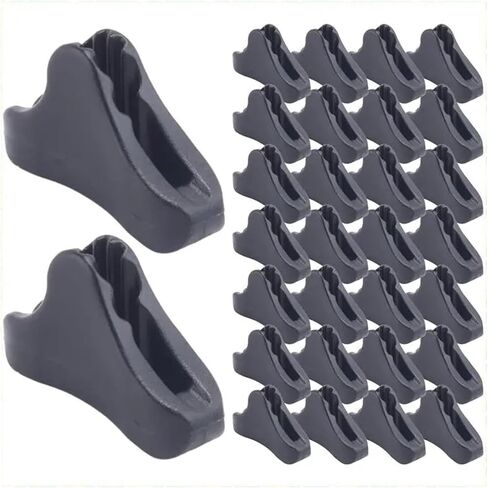 Guyline Tensioner Camping Tent Awning Rope Fastener Adjuster Non-Slip Wind Buckles Triple-Cornered Cord Tightener Stopper Adj for Camping(100pcs) in Saudi Arabia