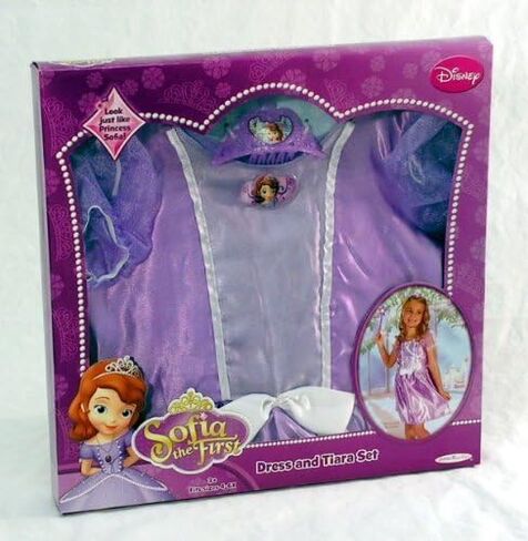 Disney Princess Sofia the First Dress and Tiara Set in Saudi Arabia