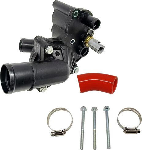 DOUQNAG Engine Coolant Thermostat Housing Water Outlet With Sensor With Installation Kit Fit For 2005 2006 2007 2008 2009 2010 Ford Mustang Thermostat & Housing Kit 902-210 5R3Z8592BA 4.0L V6 GAS SOHC in Saudi Arabia