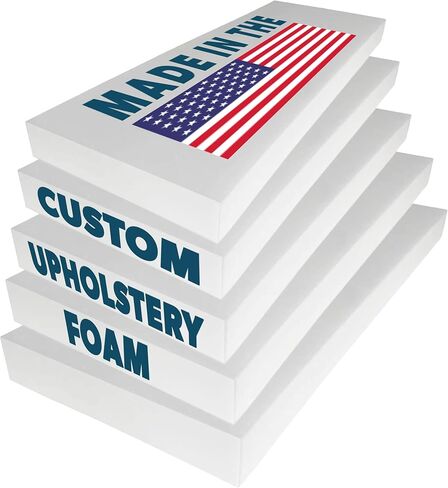 Foamma Custom Cut-to-Size Foam - High & Medium Density Custom Upholstery Foam Cushion, Polyurethane, Cushion Replacement for Chairs, Couches & DIY Projects for All Needs in Saudi Arabia
