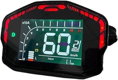 Motorcycle Speedometer Tachometer Display Adjustable Motorcycle Motorcycle Dual Tachometer Odometer Instrument Panel Dual Odometer Tachometer in Saudi Arabia