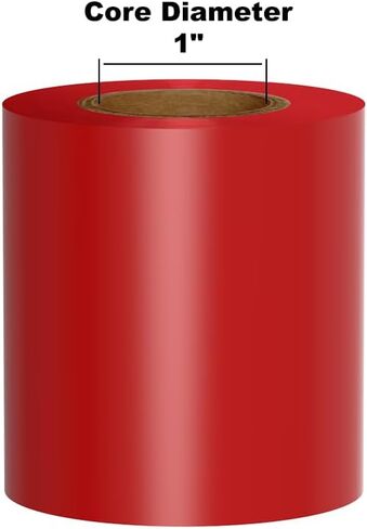 Kingston Premium Ink Ribbon on 1" Core, Red, 2.3" x 984' for DuraLabel Pro, LabelTac Pro, VnM SignMaker, SafetyPro, Viscom and Others in Saudi Arabia