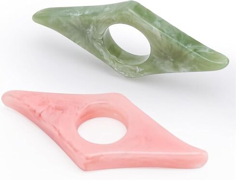 2Pack Thumb Page Holder for Reading Energy Pattern Thumb Bookmark Book Finger Page Holder Book Accessories for Reading Lovers (Pink and Olive-Green in Saudi Arabia