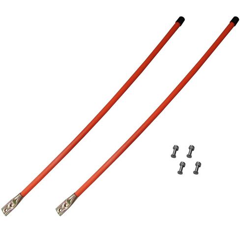RAParts New Pair of 36" Universal Snow Plow Blade Marker Guide Kit Fluorescent Orange in Saudi Arabia