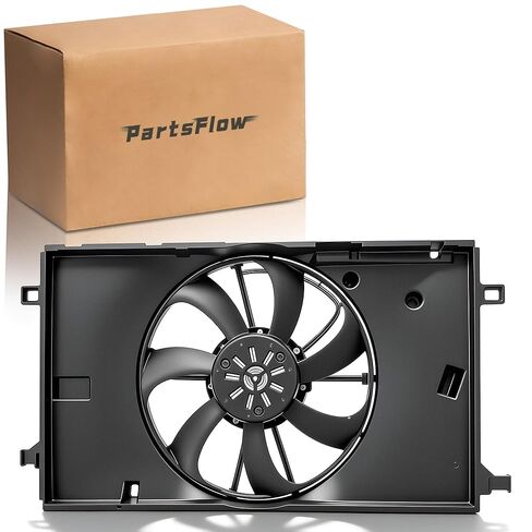 Partsflow Radiator Cooling Fan Assembly for 2019-2021 Toyota Corolla Hatchback for 2019-2020 Lexus UX200 2.0L TO3115206 in Saudi Arabia