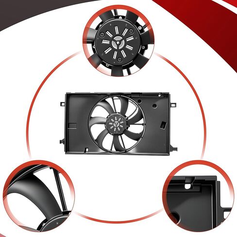 Partsflow Radiator Cooling Fan Assembly for 2019-2021 Toyota Corolla Hatchback for 2019-2020 Lexus UX200 2.0L TO3115206 in Saudi Arabia