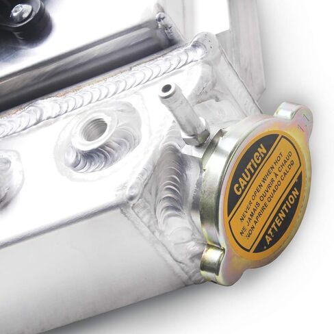 3 Rows Full Aluminum Radiator with Shroud Fan For Chevy S10 v8 LS Swap 1982-2002 in Saudi Arabia