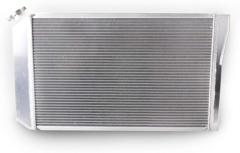 3 Rows Full Aluminum Radiator with Shroud Fan For Chevy S10 v8 LS Swap 1982-2002 in Saudi Arabia