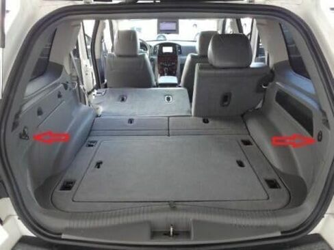 Trunk Organizer Cargo Net for Jeep Grand Cherokee 2005-2010 – Envelope Style Cargo Net for SUV-Premium Mesh Car Trunk Organizer Vehicle Carrier Storage-Compatible with Grand Cherokee in Saudi Arabia