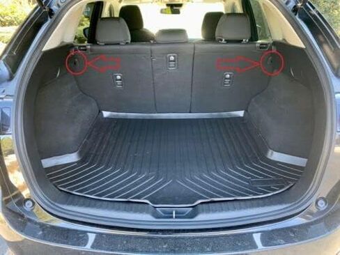 Trunk Rear Seats Organizer Cargo Net for Mazda CX-5 2013–2025 – Envelope Style Cargo Net for SUV – Premium Mesh Car Trunk Organizer Vehicle Carrier Storage – Compatible with CX-5 in Saudi Arabia