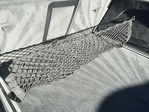 Rear Trunk Organizer Cargo Net for BMW X3 2011-2024 - Envelope Style Cargo Net for SUV - Premium Mesh Elastic Car Trunk Organizer Vehicle Carrier Storage - Compatible with BMW X3 in Saudi Arabia