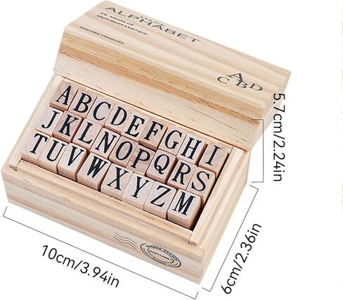 Wooden Rubber Stamps with 0.2 Inch Letters in Saudi Arabia