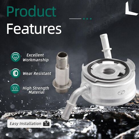 Engine Oil Cooler for Ram 1500 5.7L 3.6L 3.0L 2019-2024,68271639AD,68271639AB,68271639AC in Saudi Arabia