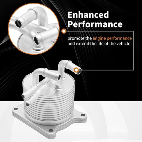 2920A141 Engine Oil Cooler, Replacement for Jeep Patriot Compass 2007-2017, Replacement for Mitsubishi Outlander 2008-2017 Lancer 2008-2017, Replaces 68025160AA in Saudi Arabia