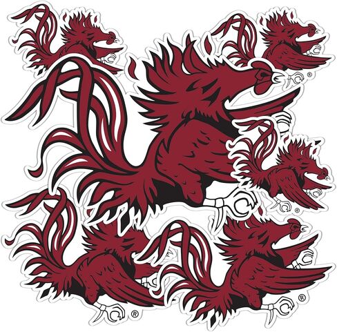 Desert Cactus University of South Carolina Gamecocks USC Cocky Stickers Vinyl Decals Laptop Water Bottle Car Scrapbook T3 (Type 3-1) in Saudi Arabia