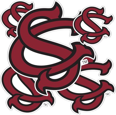 Desert Cactus University of South Carolina Gamecocks USC Cocky Stickers Vinyl Decals Laptop Water Bottle Car Scrapbook T3 (Type 3-1) in Saudi Arabia