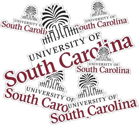 Desert Cactus University of South Carolina Gamecocks USC Cocky Stickers Vinyl Decals Laptop Water Bottle Car Scrapbook T3 (Type 3-1) in Saudi Arabia