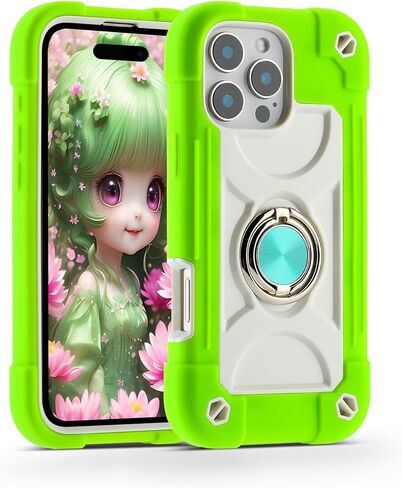 MARKILL Compatible with iPhone 16 Pro Max Case 6.9 Inch with Ring Stand, Heavy-Duty Military Grade Shockproof Phone Kids Cover for iPhone 16 Pro Max in Saudi Arabia