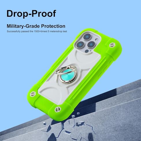 MARKILL Compatible with iPhone 16 Pro Max Case 6.9 Inch with Ring Stand, Heavy-Duty Military Grade Shockproof Phone Kids Cover for iPhone 16 Pro Max in Saudi Arabia