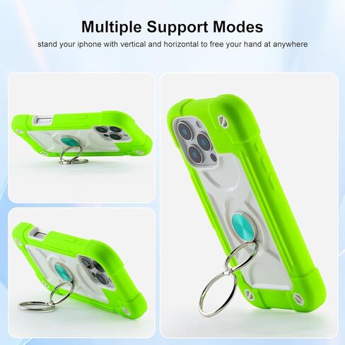 MARKILL Compatible with iPhone 16 Pro Max Case 6.9 Inch with Ring Stand, Heavy-Duty Military Grade Shockproof Phone Kids Cover for iPhone 16 Pro Max in Saudi Arabia