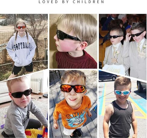 نظارات شمسية رياضية مستقطبة للأطفال من ATTCL Kids Hot TR90 للأولاد والبنات من عمر 3 إلى 10 سنوات in Kuwait
