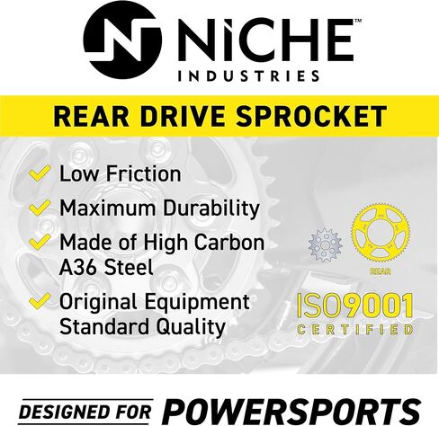 NICHE 428 Pitch 50 Tooth Rear Drive Sprocket for Yamaha TW200 Trailway YZ80 15A-25450-20-00 in Saudi Arabia