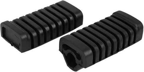 X AUTOHAUX 1 Pair Black Motorcycle Foot Pegs Plate Front Foot Pedal Cover Rubber Footrest Pad for Honda WY 125 in Saudi Arabia